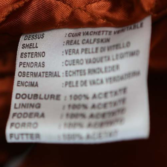 NAF NAF France Men's Leather Jacket VTG L RARE - Picture 2 of 8